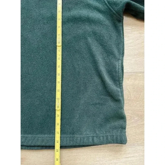 Vintage 90s Tommy Hilfiger Quarter Zip Fleece Pullover Logo Jacket Sz XL FLAW - Picture 9 of 13